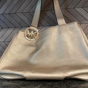 Micheal Kors Gold Purse
